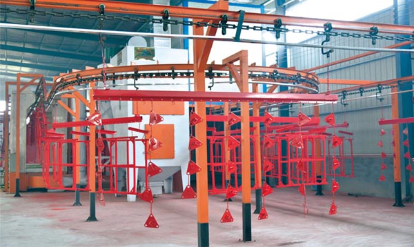 Leading level powder coating line